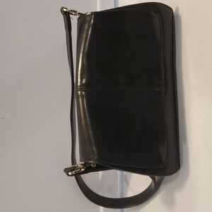 Liz Claiborne faux leather mini bag.